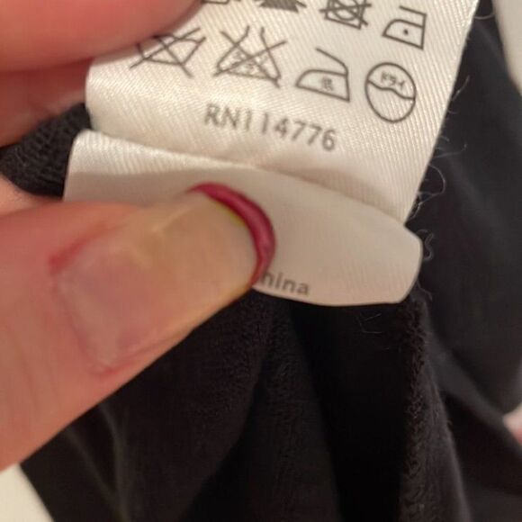 3.1 Phillip Lim Women’s Black T-Shirt Dress Gold Studded Waist Tie - Picture 8 of 10